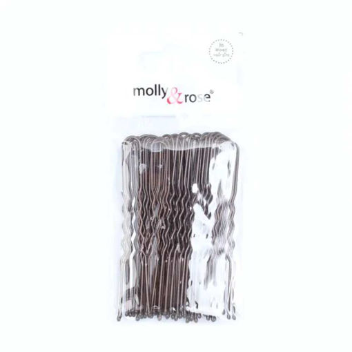 Picture of HAIR PINS WAVED BROWN 65MM 36 PACK